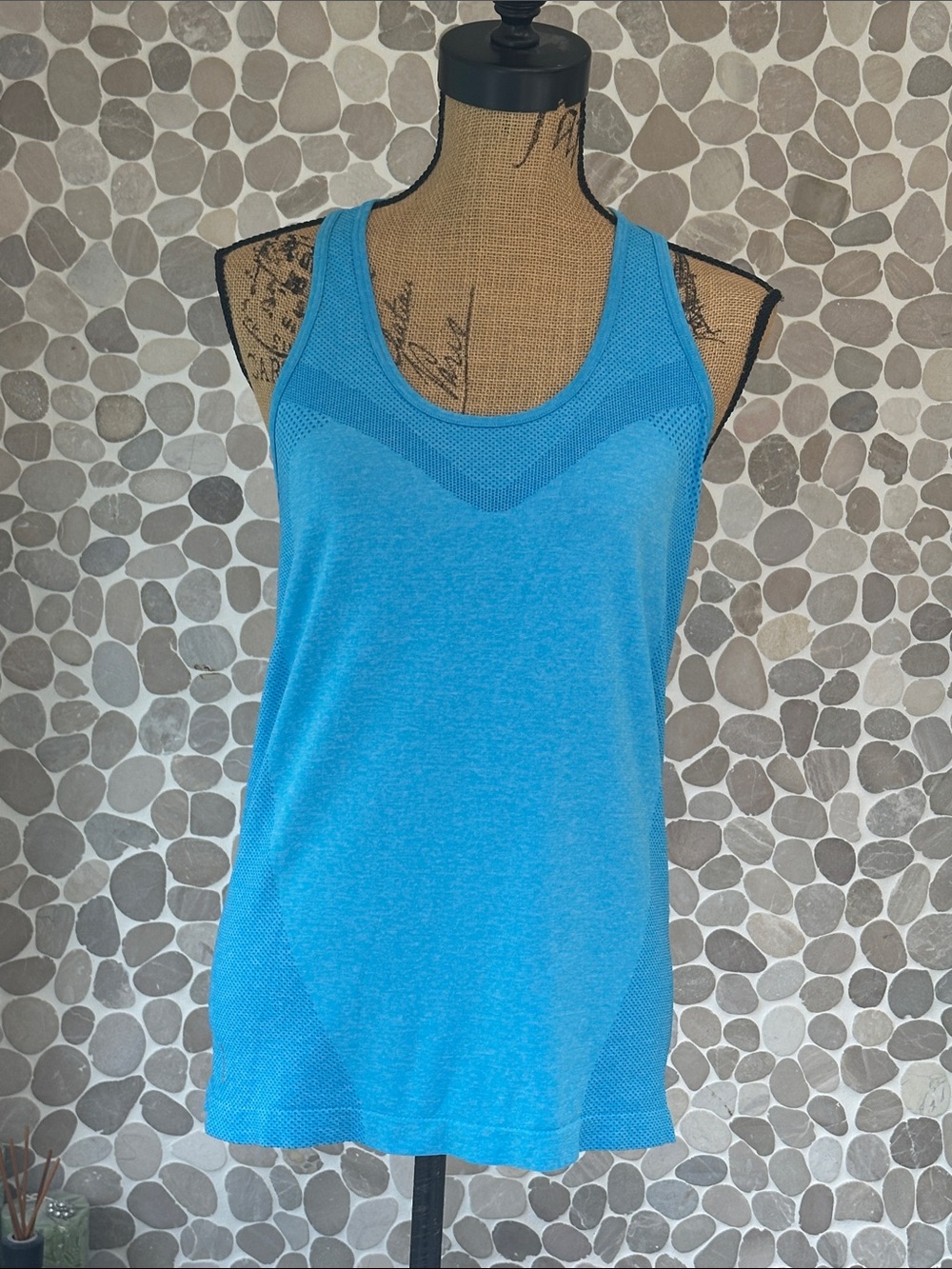 Champion Blue Performance Racerback Tank Top